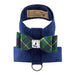 SCOTTY BIG BOW TINKIE FORREST PLAID DOG HARNESS, Harness - Bones Bizzness