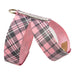 SCOTTY PUPPY PINK PLAID TINKIE 4-ROWS OF GILTMORE HARNESS