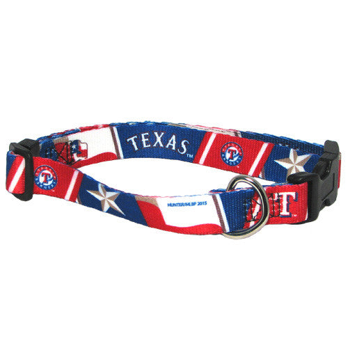 TEXAS RANGERS DOG COLLAR, MLB - Bones Bizzness