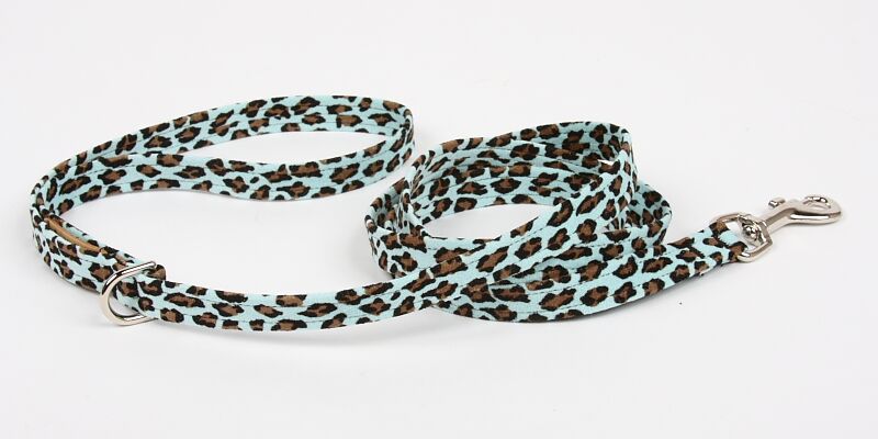 TIFFI CHEETAH COUTURE DOG LEASH, Leash - Bones Bizzness