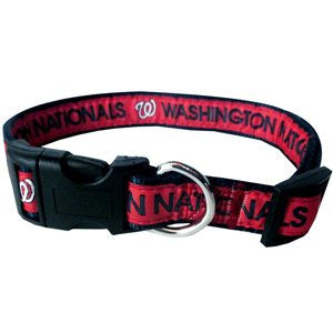 WASHINGTON NATIONALS DOG COLLAR – RIBBON, MLB - Bones Bizzness