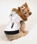 WHITE ELITE REFLECTIVE DOG COAT PUFFER, Coats - Bones Bizzness