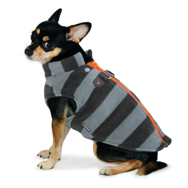 ACTIVE FLEECE D-RING DOG COAT, Coats - Bones Bizzness