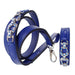 AFTER EIGHT COBALT BLUE DOG COLLAR, Collars - Bones Bizzness