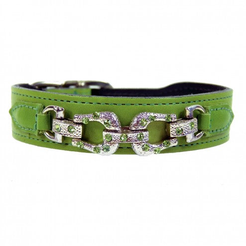 AFTER EIGHT LIME GREEN DOG COLLAR