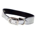 AFTER EIGHT SILVER METALLIC DOG COLLAR, Collars - Bones Bizzness