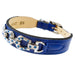 AFTER EIGHT COBALT BLUE DOG COLLAR, Collars - Bones Bizzness