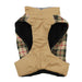 ALPINE ALL WEATHER DOG COAT BEIGE PLAID, Coats - Bones Bizzness