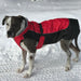 RED & BLACK ALPINE ALL WEATHER DOG COAT, Coats - Bones Bizzness