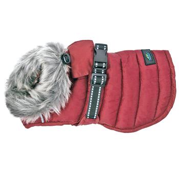 ALPINE EXTREME WEATHER PUFFER DOG COAT BURGUNDY