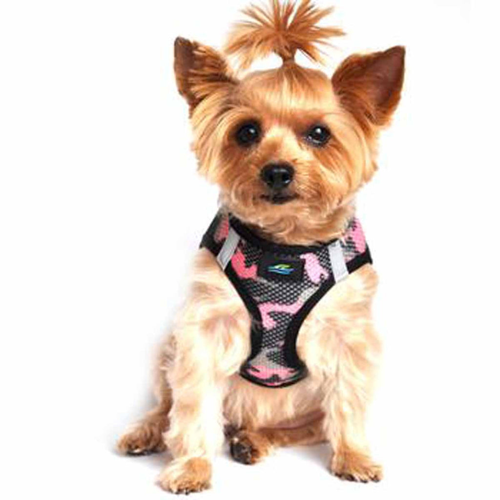 PINK CAMO AMERICAN RIVER CHOKE FREE DOG HARNESS OMBRE COLLECTION, Harness - Bones Bizzness