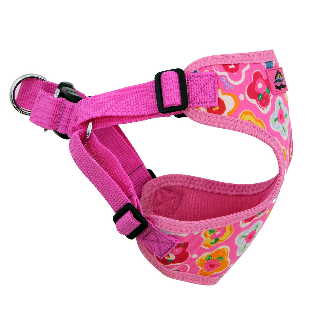 WRAP AND SNAP CHOKE FREE DOG HARNESS - MAUI PINK, Harness - Bones Bizzness