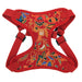 WRAP AND SNAP CHOKE FREE DOG HARNESS - TAHITI RED, Harness - Bones Bizzness