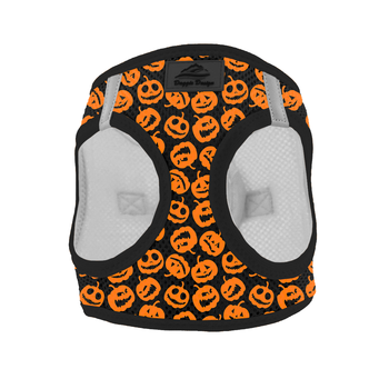 American River Choke Free Dog Harness  - Halloween Jack-o-Lanterns, Harness - Bones Bizzness