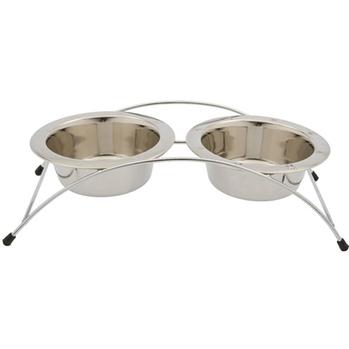 ARUBA ARCHED STAINLESS STEEL DOG BOWL