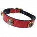 AU NATURALE IN FERRARI RED DOG COLLAR