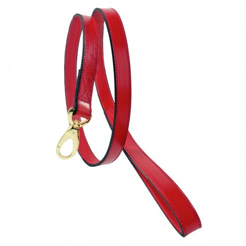 AU NATURALE IN FERRARI RED DOG LEAD