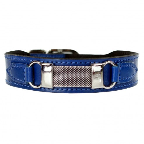 BARCLAYS IN COBALT BLUE DOG COLLAR