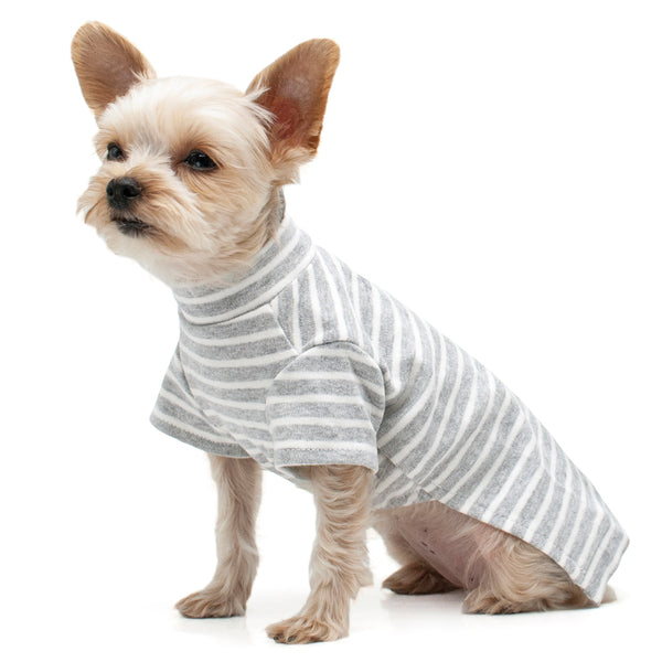 GREY BASIC STRIP DOG TEE, Pajamas - Bones Bizzness