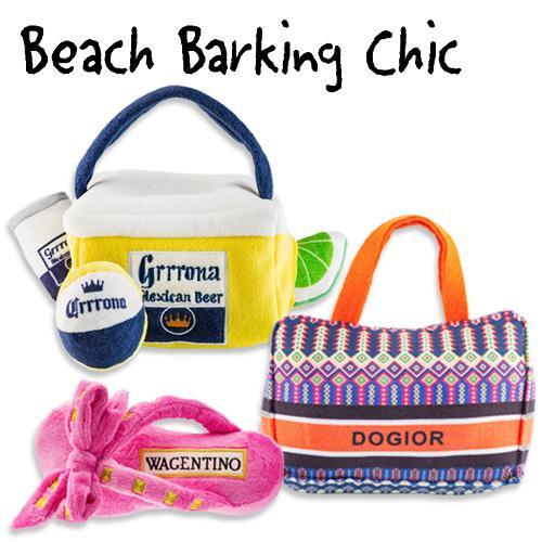 BEACH CHIC DOG TOY BUNDLE