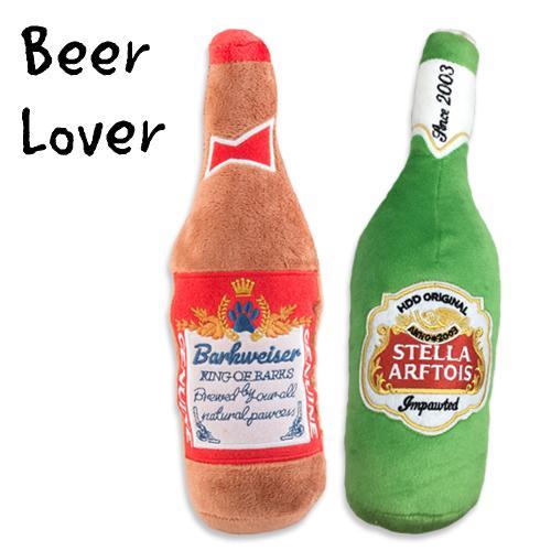 BEER LOVER DOG TOY BUNDLE