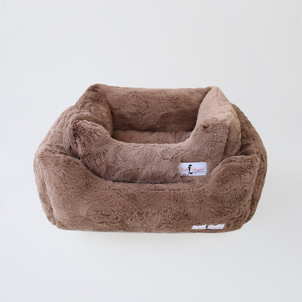 BELLA DOG BED - MOCHA