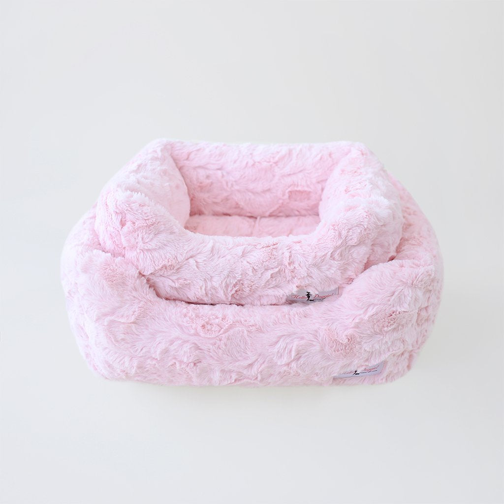 BELLA DOG BED - BABY PINK