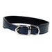 BELMONT IN FRENCH NAVY & NICKEL DOG COLLAR, Collars - Bones Bizzness