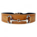 BELMONT IN BUCKSKIN & NICKEL DOG COLLAR, Collars - Bones Bizzness