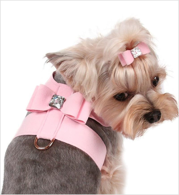 PUPPY PINK BIG BOW TINKIE DOG HARNESS, Harness - Bones Bizzness