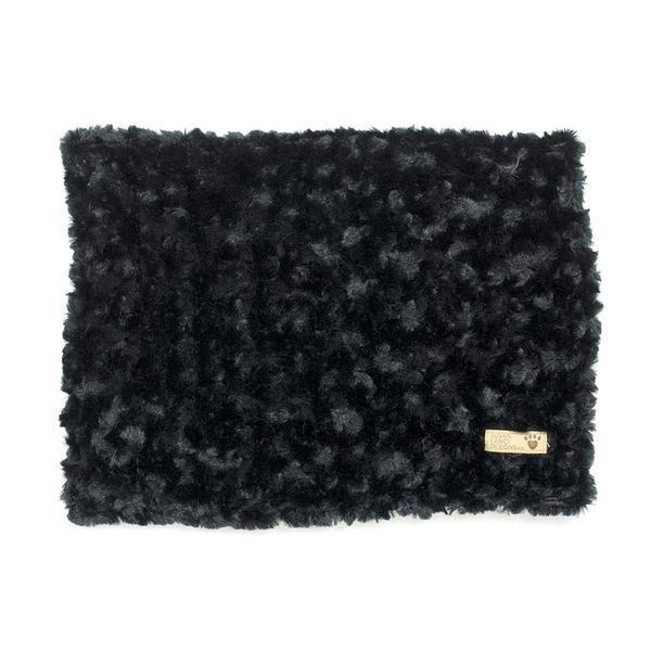 BLACK CURLY SUE BLANKET DOG BLANKET, Blankets - Bones Bizzness
