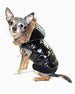 BLACK ELITE REFLECTIVE DOG COAT PUFFER, Coats - Bones Bizzness