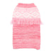 PINK BOHO FRINGE DOG SWEATER, Sweaters - Bones Bizzness