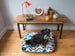 CHEVRON DOG BED – TECHNICOLOR, Beds - Bones Bizzness