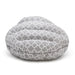 GEO DIAMOND GREY BURGER DOG BED