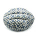 BLUE GEOMETRIC ELEPHANT BURGER DOG BED, Beds - Bones Bizzness