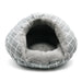 GREY LATTICE BURGER DOG BED, Beds - Bones Bizzness