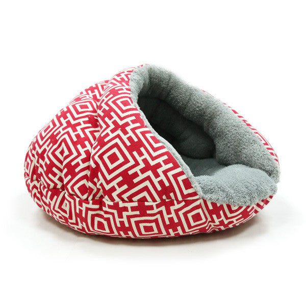 BURGER DOG BED MODERN RED, Beds - Bones Bizzness