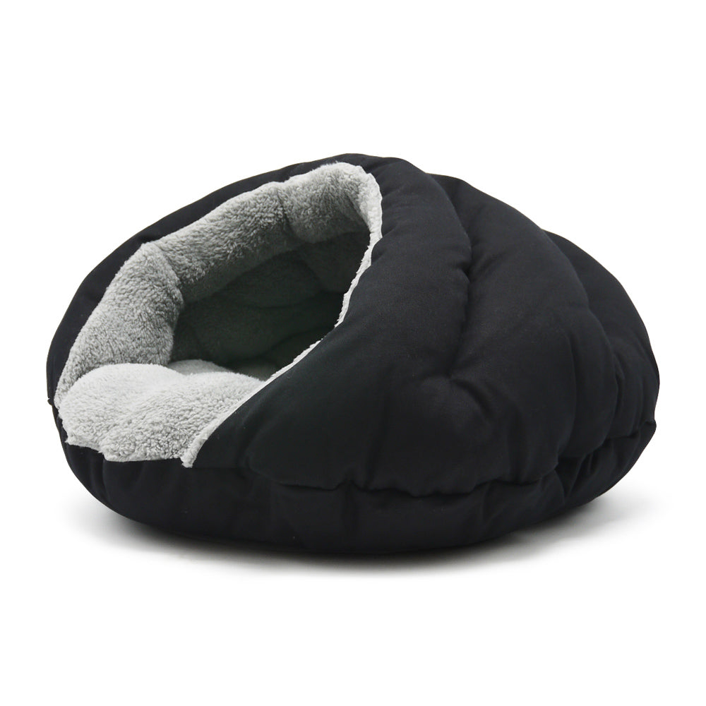 BLACK BURGER DOG BED, Beds - Bones Bizzness