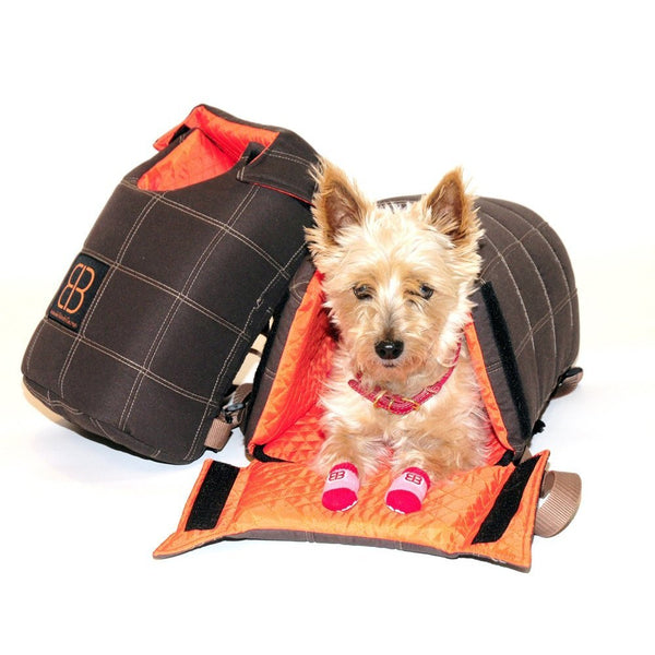 LENIS PACK - VELVET DOG  CARRIER, Carriers - Bones Bizzness