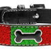 CHRISTMAS ICE CREAM ENAMEL BONE DOG COLLAR, Collars - Bones Bizzness