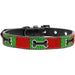 CHRISTMAS ICE CREAM ENAMEL BONE DOG COLLAR, Collars - Bones Bizzness