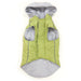 CITY PUFFER DOG JACKET GREEN, Coats - Bones Bizzness