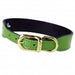 COLONY CLUB IN LIME GREEN DOG COLLAR, Collars - Bones Bizzness