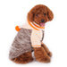 CONTRAST HOODIE DOG SWEATER BEIGE, Sweaters - Bones Bizzness