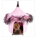 Posh And Pink Feather Dog Bed, Beds - Bones Bizzness