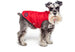 NAVY/RED REVERSIBLE BONE PUFFER DOG COAT, Coats - Bones Bizzness