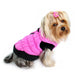 HOT PINK SCRUNCHY CROWN PUFFER VEST W/BLACK TRIM, Coats - Bones Bizzness