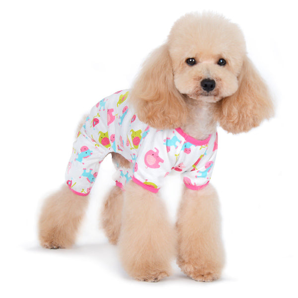 ZOO PINK DOG PJ'S, Pajamas - Bones Bizzness