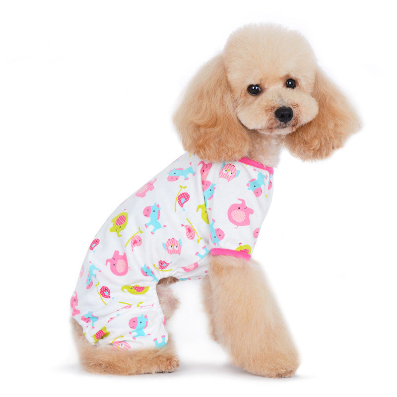 ZOO PINK DOG PJ'S, Pajamas - Bones Bizzness